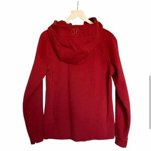 Lululemon Scuba Hoodie in Dark Sport Red